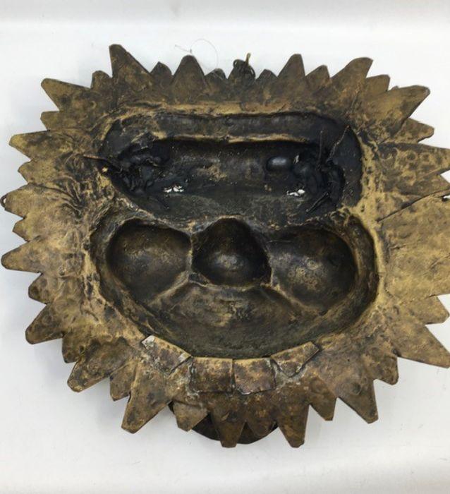 A Sino-Tibetan beaded mask. H:22cm