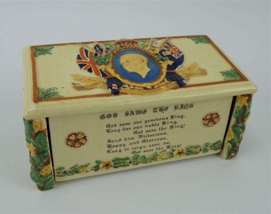 Crown Devon Edward VIII coronation commemorative ceramic musical