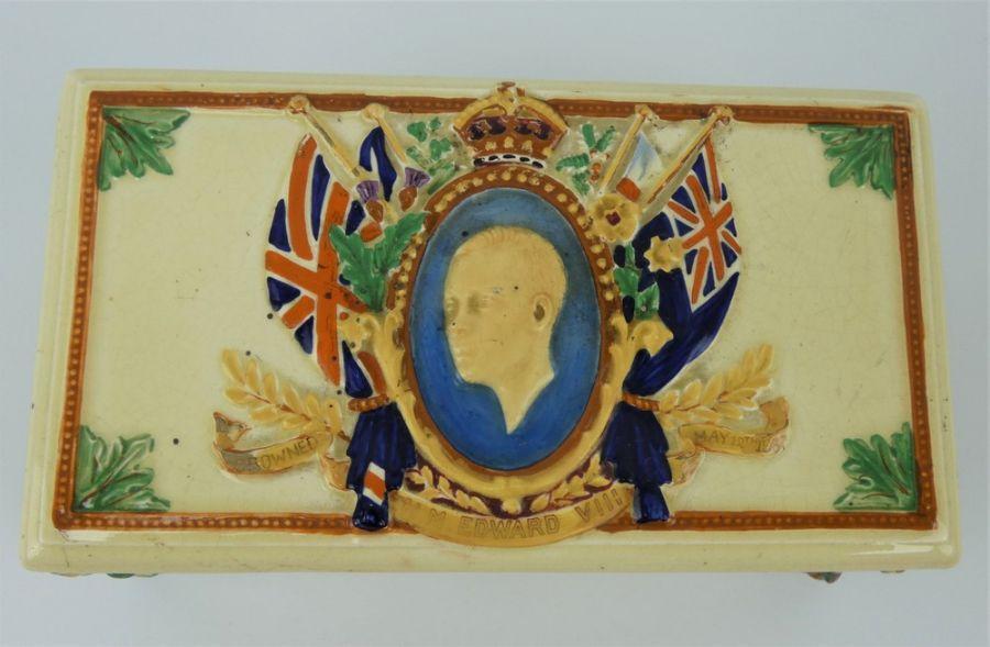 Crown Devon Edward VIII coronation commemorative ceramic musical