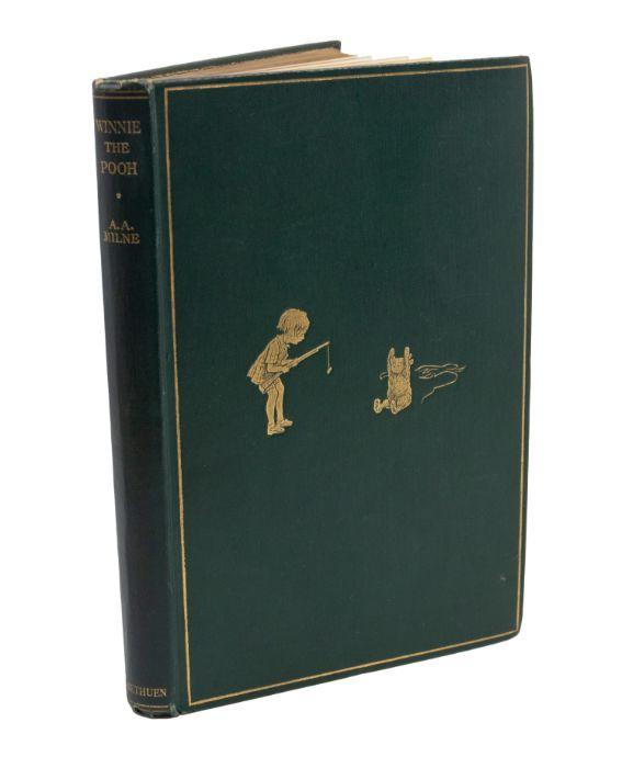 Milne A A Winnie The Pooh First Edition London Methuen 1926 Octavo Publishers Gilt 