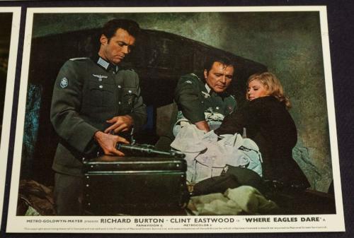 WHERE EAGLES DARE A set of original Lobby Cards Set of 8 Where