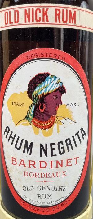 Negrita Bardinet Tres Vieux Rhum circa 1960s