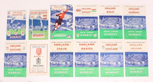 England V Brazil 1956 International Football Programme