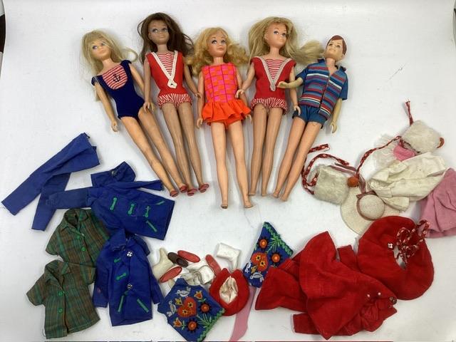 Vintage 2024 Barbie Skipper Clothing Lot, 1960 s