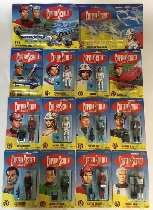 Captain Scarlet full set of ten figures, by Vivid Imaginations