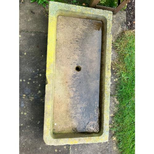 Stone sink trough  approximately 3'6" x 2'  (60cms x 107cms)