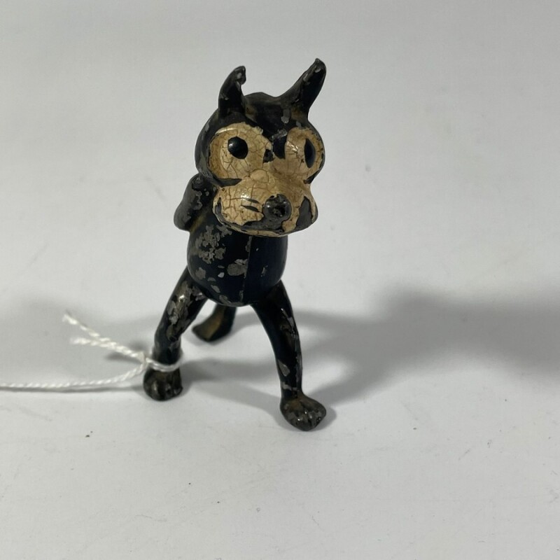 An early cast metal figure of Felix the Cat. Approximately 7cm