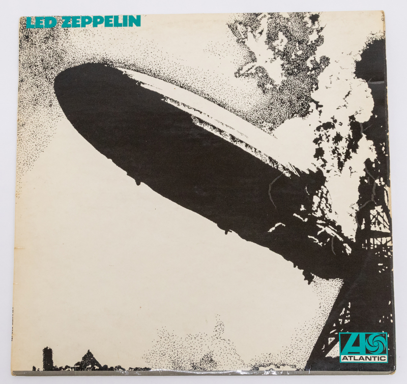 Led Zeppelin - Atlantic Records original Turquoise Lettering