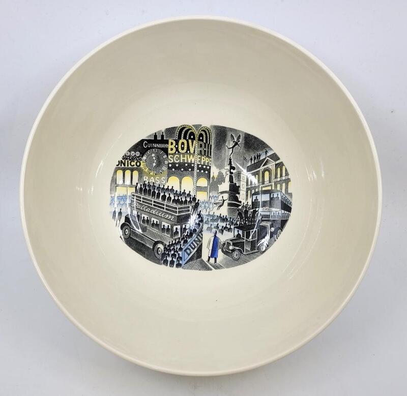 A Wedgwood The Boat Race Bowl , by Eric Ravilious, issued in 1975 from ...
