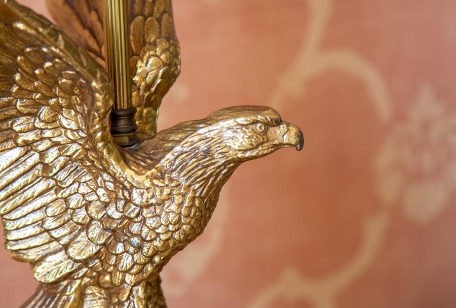 brass eagle lamp