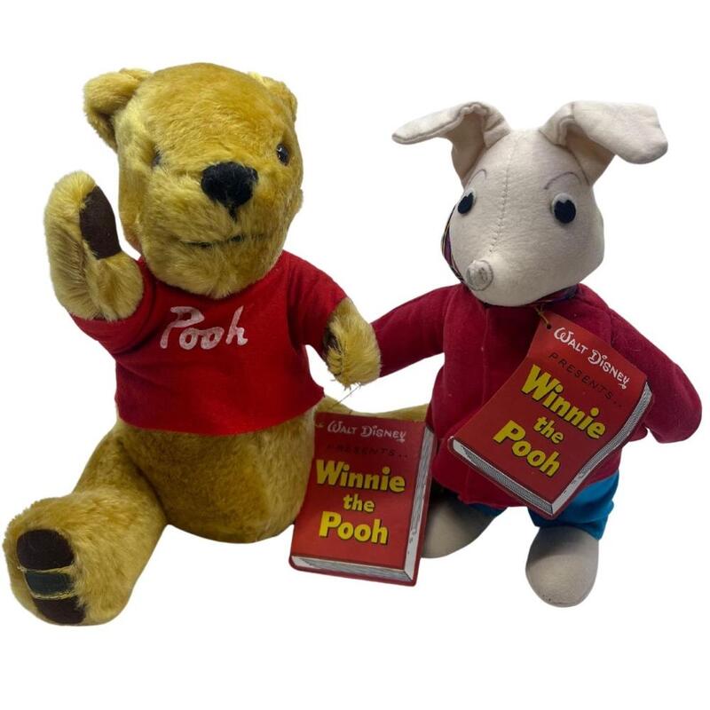 Vintage Ironbridge Merrythought 1960s plush teddy bear Disney and