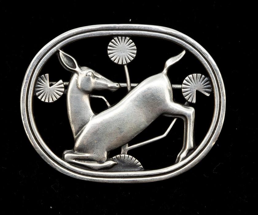 Georg jensen deer deals brooch