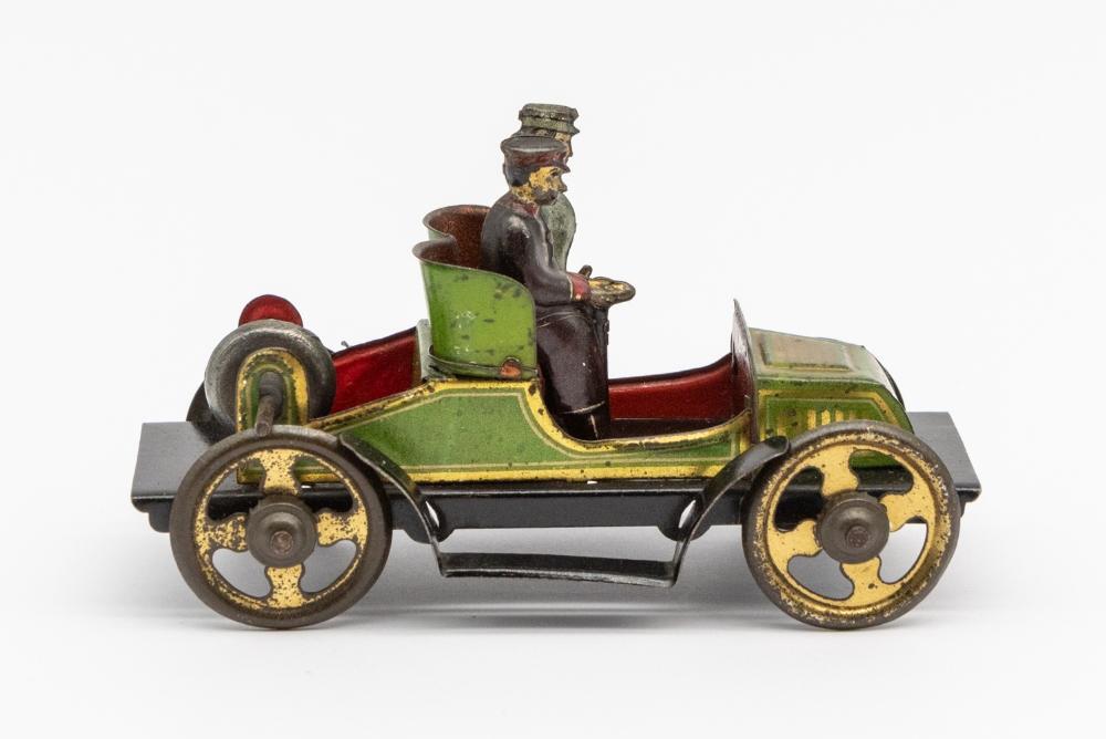 JOUET EN ÉTAIN George Fischer voiture de tourisme limousine vintage