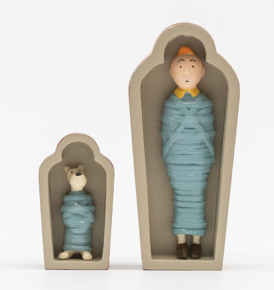 PIXI PARIS ピクシーパリ　TIN TIN Pixi: A boxed Pixi, Paris, lead figurines, 'Les Cigares du Pharaon