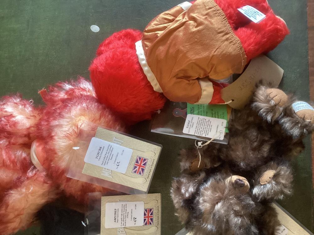 Four Merrythought 'Cheeky' bears to include: a Centenary Alfonzo