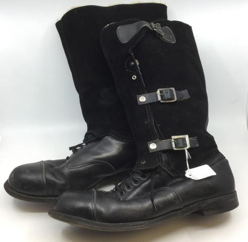 WW2 British RAF Escape Boots. Approx size 9 to 9 1/2. Zips removed and ...