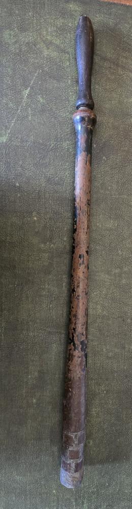 A Naval press gang Cosh with concealed blade. Lead weighted to one end ...