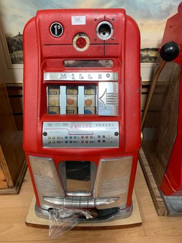 Kit Kat Bar Penny Arcade Machine British Allwin Machine