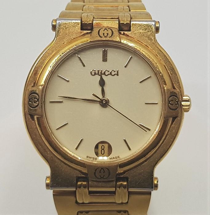 Vintage AUTHENTIC GUCCI Ladies Watch 9240 L 18K Gold Plated RUNNING | eBay