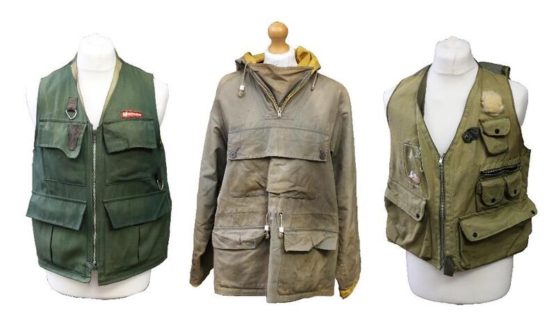 Eric's Garcia fishing gilet by Bob Church & Co Northampton