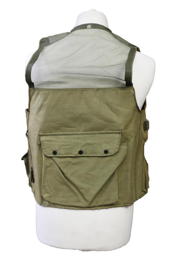 Eric's Garcia fishing gilet by Bob Church & Co Northampton