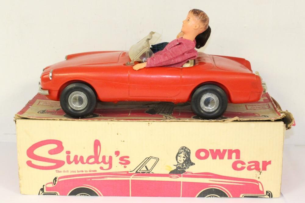 Sindy: A boxed Pedigree Toys, 'Sindy's Own Car', MGB Sports Car