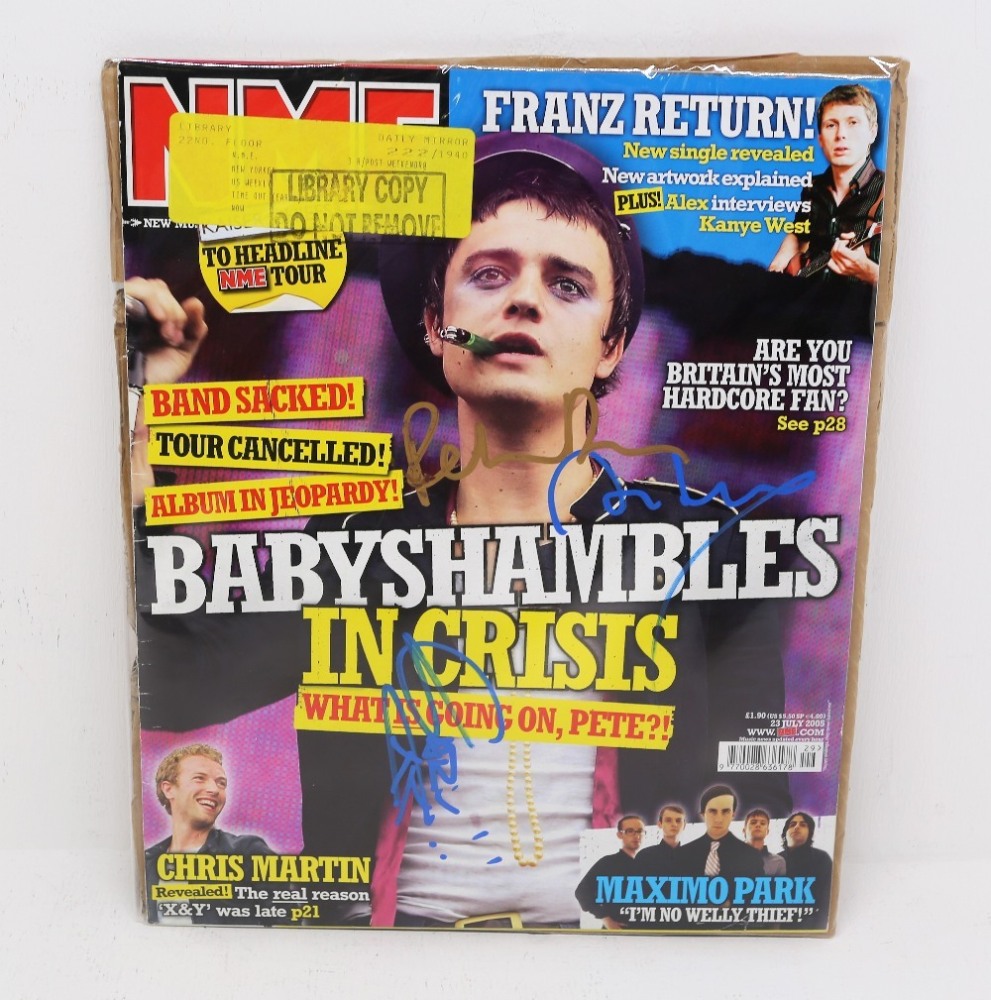 THE LIBERTINES the sign magazineポスター The Libertines Signed Concert Poster - CharityStars
