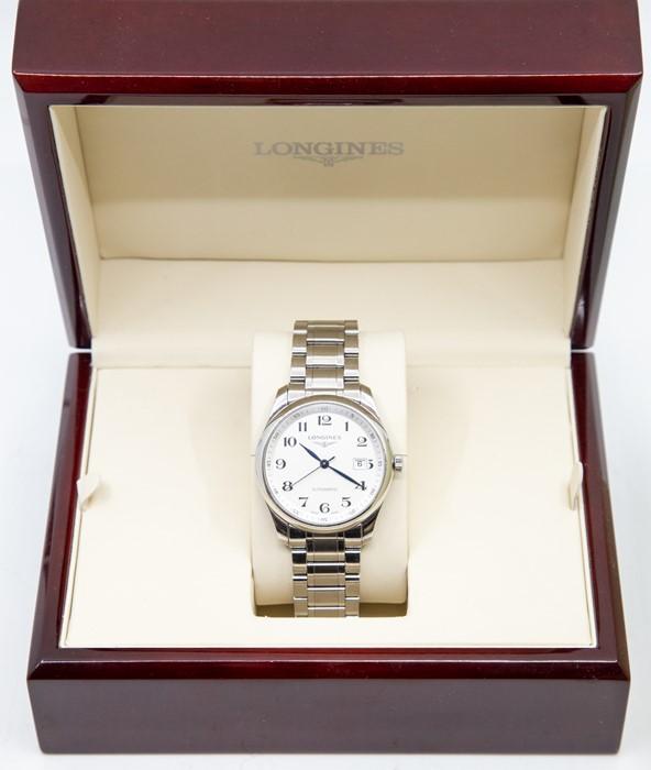 A gents Longines Master Collection stainless steel automatic