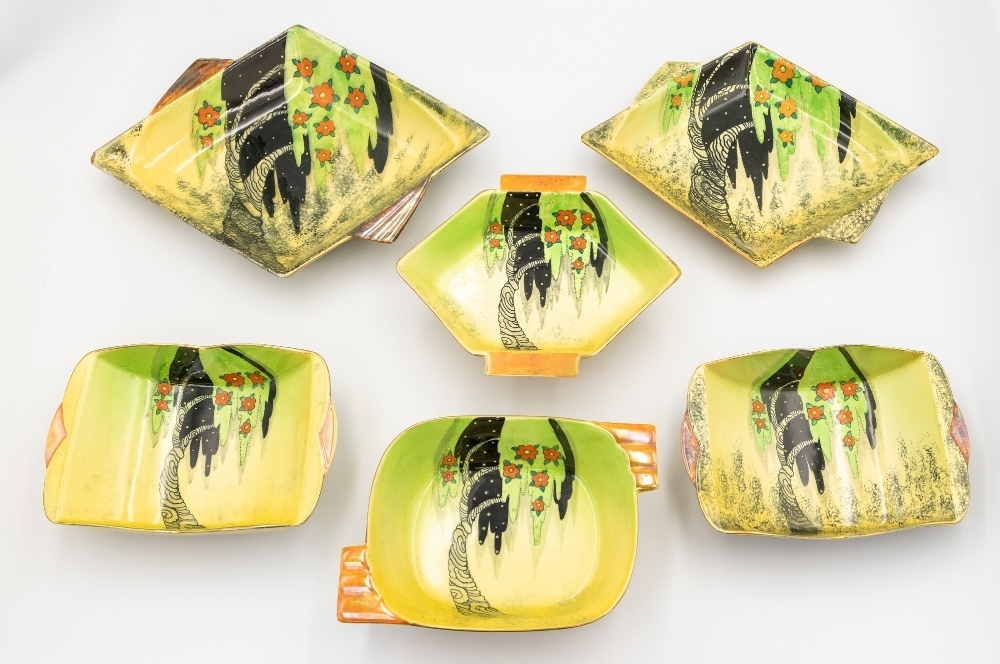 A small collection of Carlton Ware 'Spangle Tree' pattern items of six ...