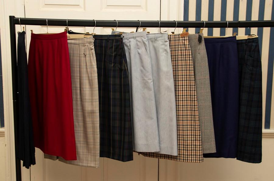 Viyella on sale tartan skirt