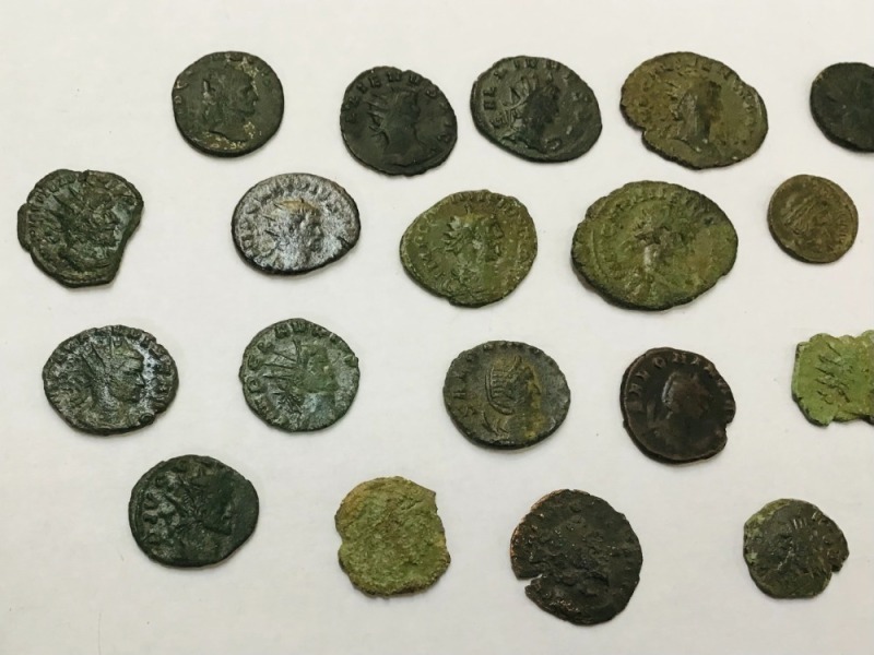 Collection of Roman Copper Alloy and Bronze Antoninianus and lower ...