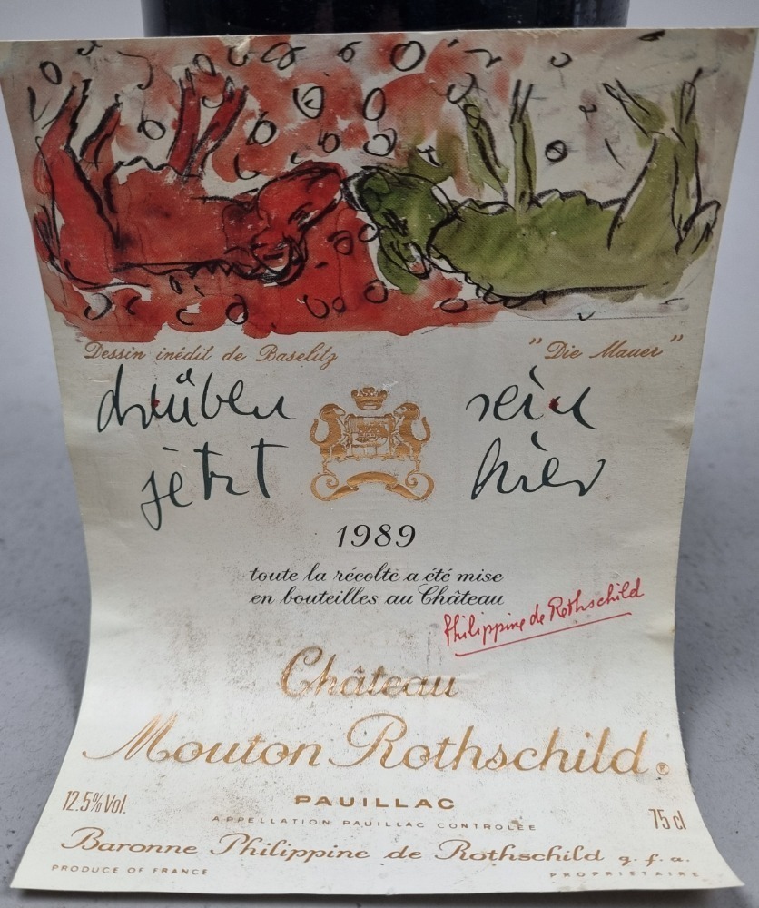 Château Mouton Rothschild 1989 Premier Grand Cru Classé (Please note ...