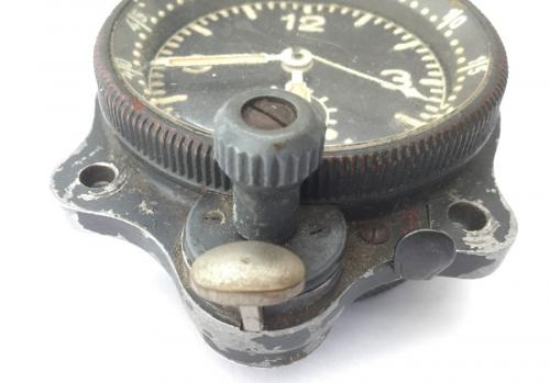 WW2 Third Reich Luftwaffe Junghans Borduhr Aircraft Cockpit clock